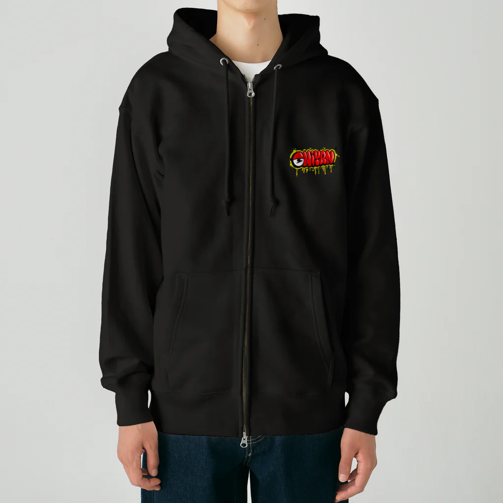 赤鬼Styleの赤鬼くん Heavyweight Zip Hoodie