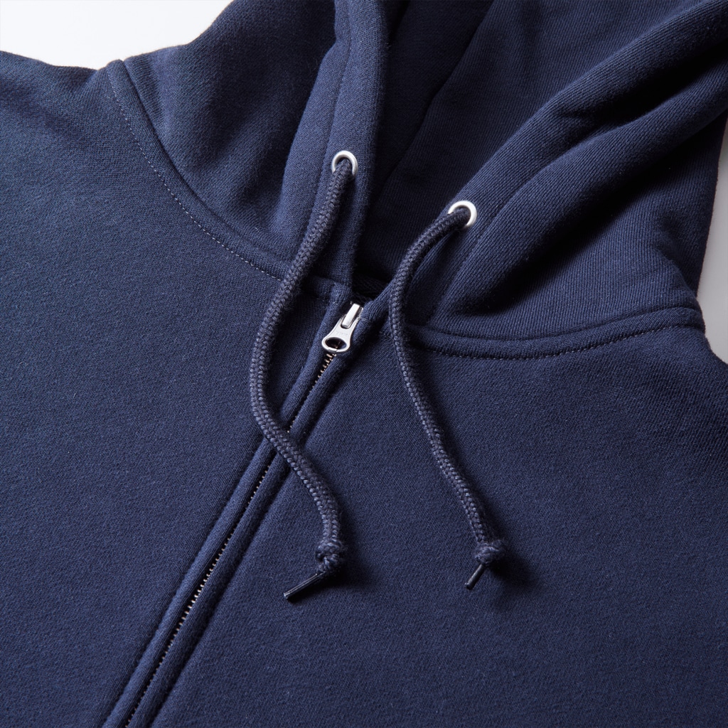 Too fool campers Shop!のキャンプは楽しむもの01(白文字) Heavyweight Zip Hoodie