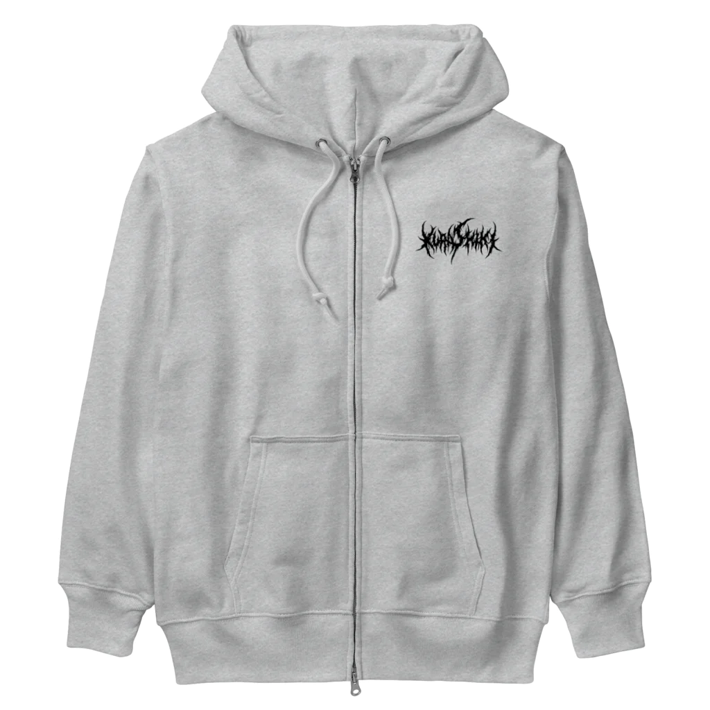 Toshihiro Egawa Artのデスメタル倉敷/DEATH METAL KURASHIKI Heavyweight Zip Hoodie