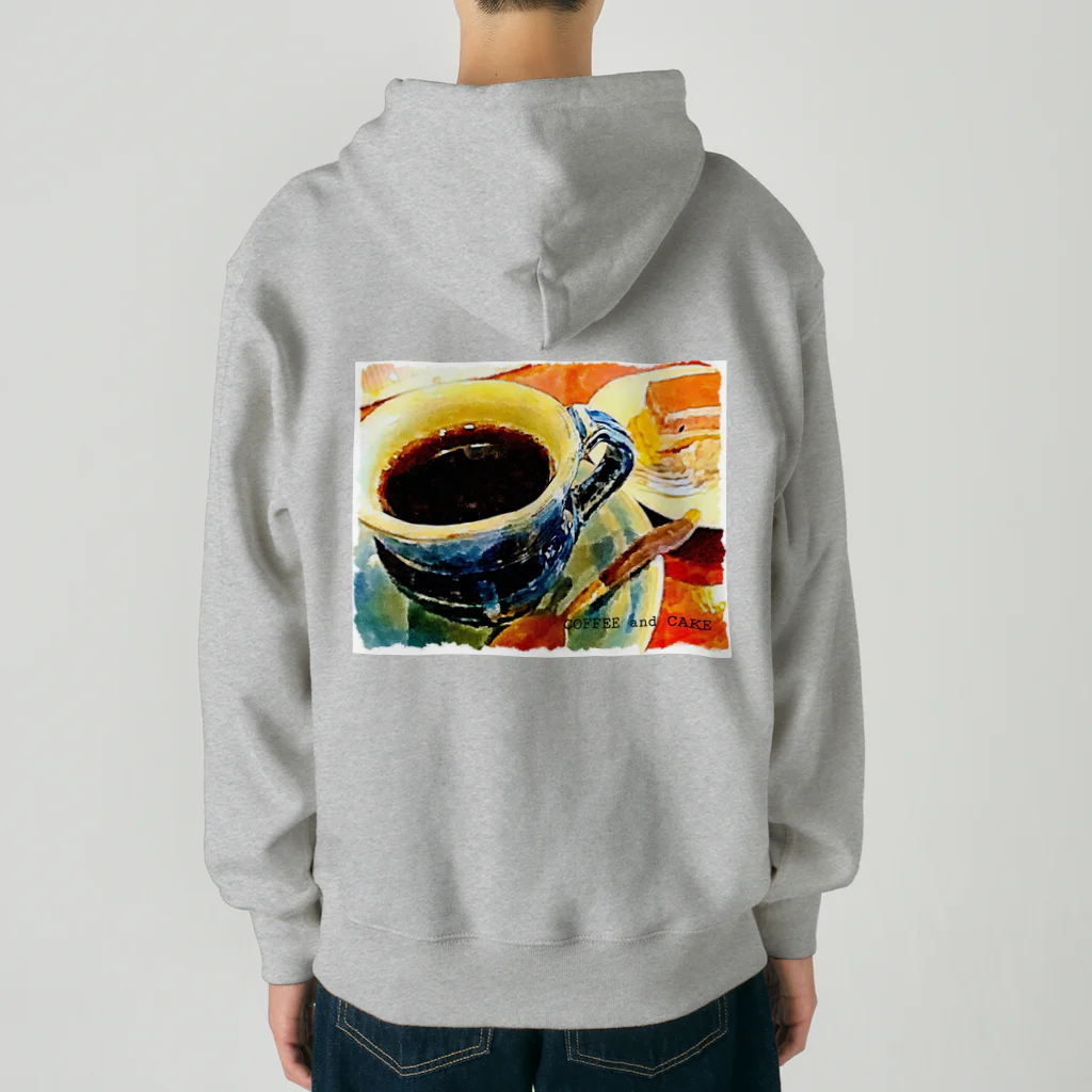 kazeou（風王）のCOFFEE and CAKE(アプリ加工) Heavyweight Zip Hoodie