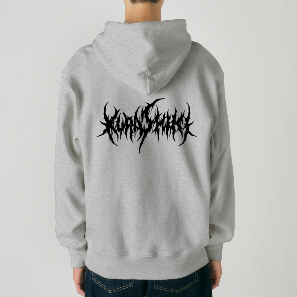 Toshihiro Egawa Artのデスメタル倉敷/DEATH METAL KURASHIKI Heavyweight Zip Hoodie