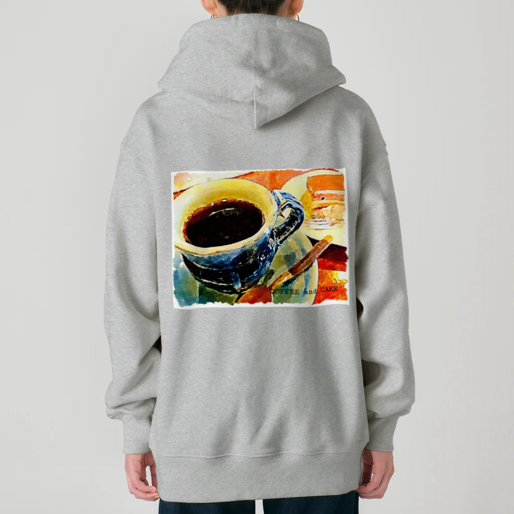 kazeou（風王）のCOFFEE and CAKE(アプリ加工) Heavyweight Zip Hoodie