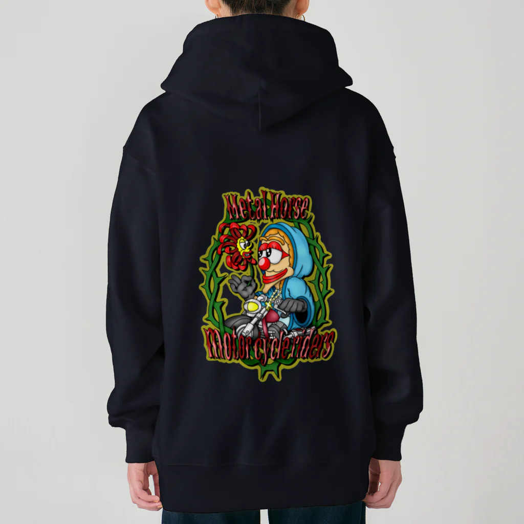 METAL HORSE 金属の馬のMETAL HORSE マリア Heavyweight Zip Hoodie