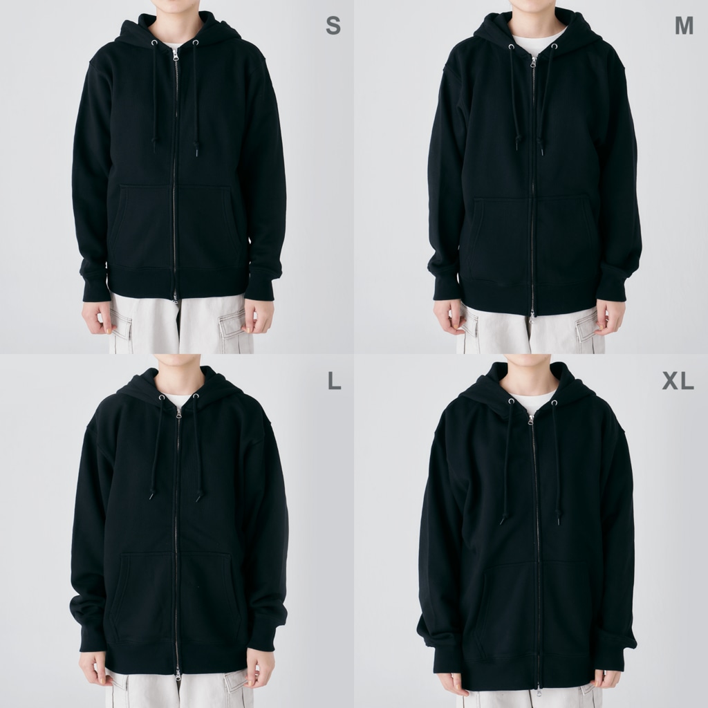 akane_art（茜音工房）のゆるチワワ（イエロー） Heavyweight Zip Hoodie