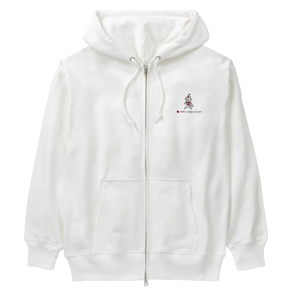 satonori-nodyのねこねこタウン　カラー Heavyweight Zip Hoodie