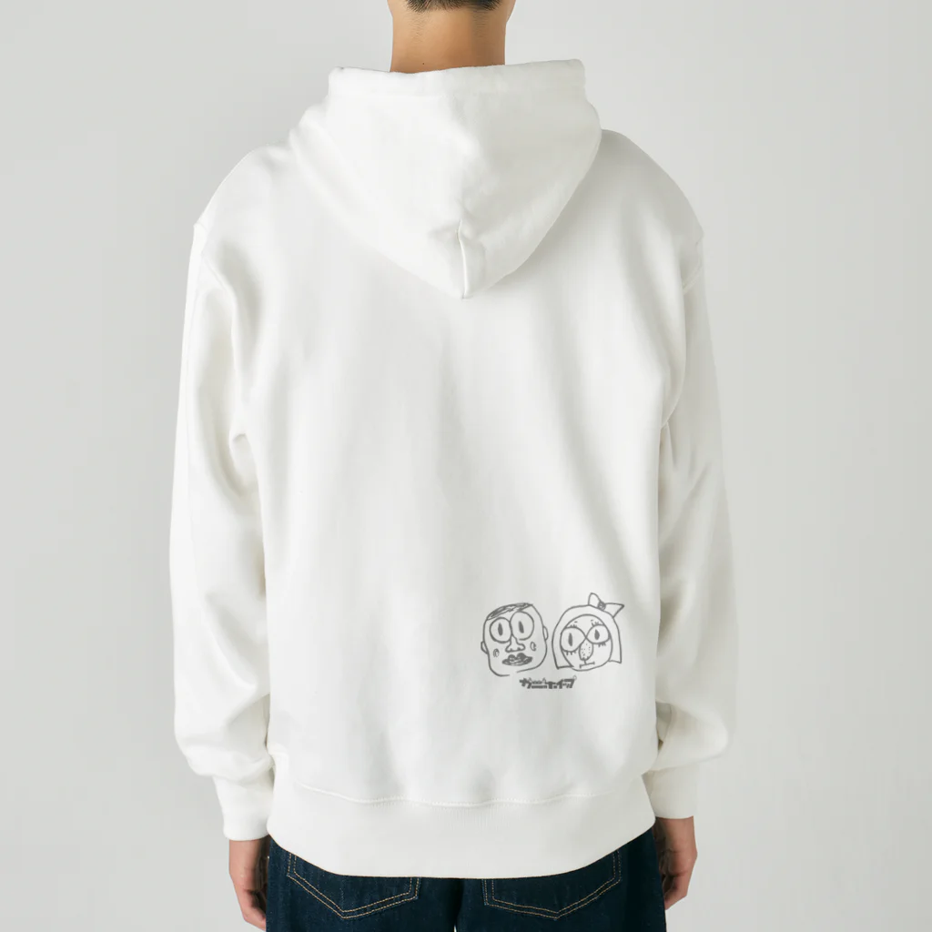 カニホイップのBottun  and  Guttun（両面） Heavyweight Zip Hoodie