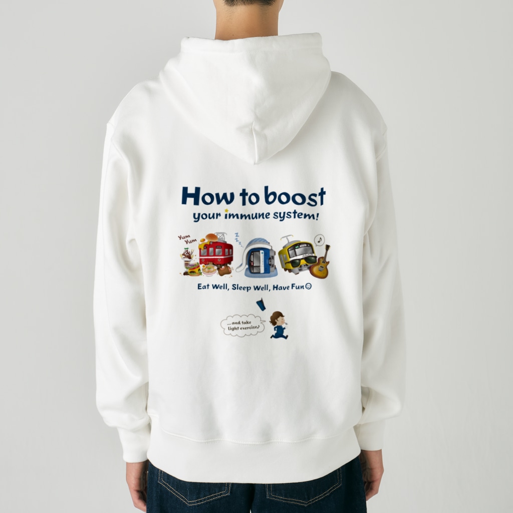 Train Kids! SOUVENIR SHOPの元気の秘訣 !  Heavyweight Zip Hoodie