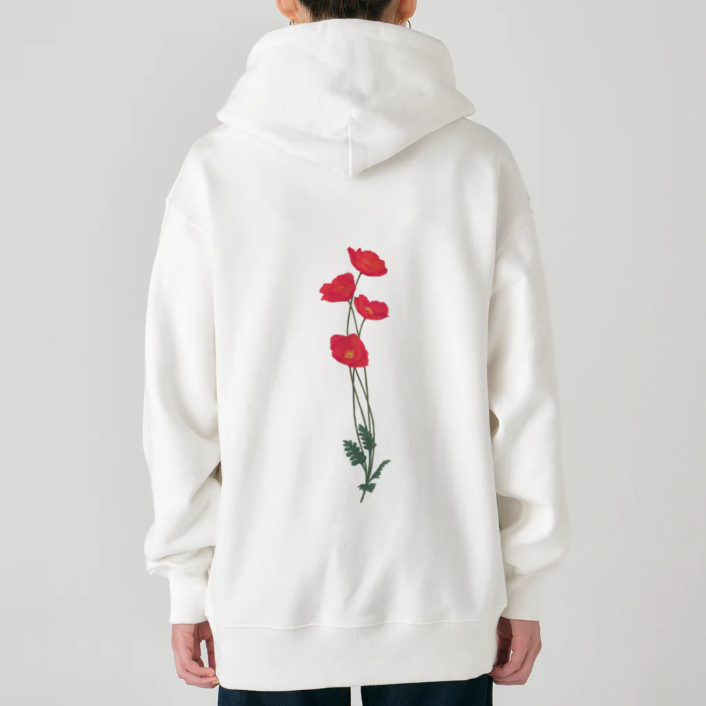 竹条いちいの憂いに手向けるポピー Heavyweight Zip Hoodie