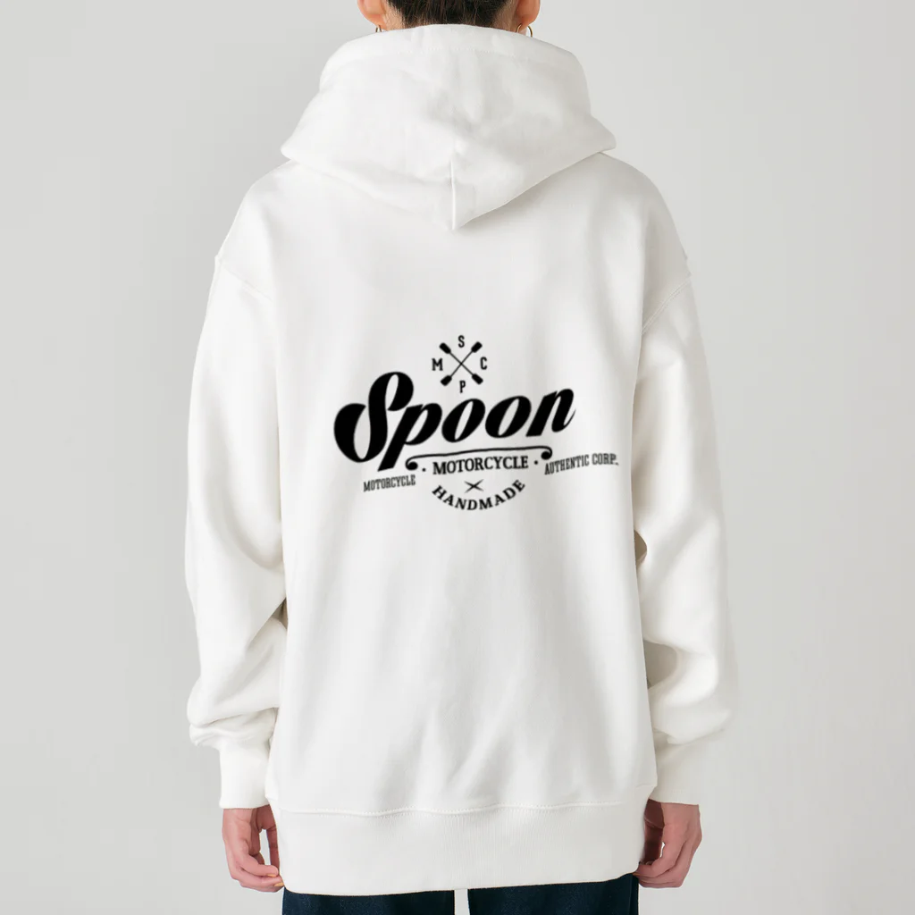 spoonmotorcycleのspoon1 ヘビーウェイトジップパーカー