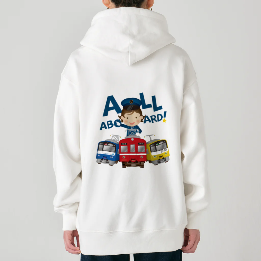 Train Kids! SOUVENIR SHOPの出発進行( All aboard ) ! ヘビーウェイトジップパーカー