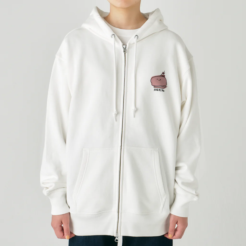 ライカのマカロン Heavyweight Zip Hoodie