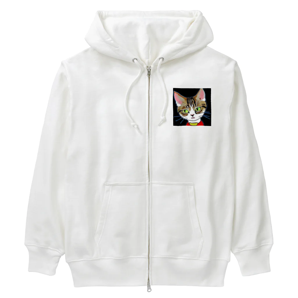 ysmerketのクール猫 Heavyweight Zip Hoodie