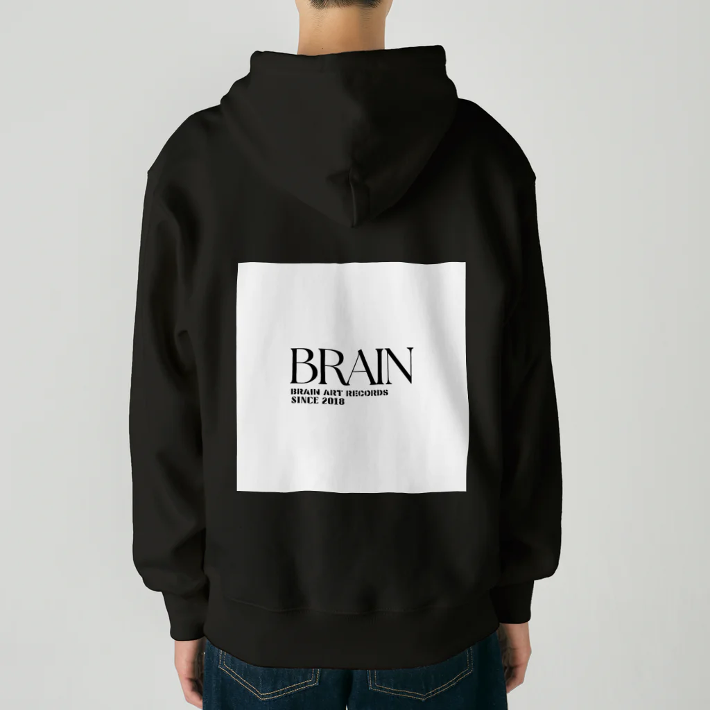 BRAIN ART RECORDSⒸの2023 A/W WEB SHOP limited hoodie ヘビーウェイトジップパーカー