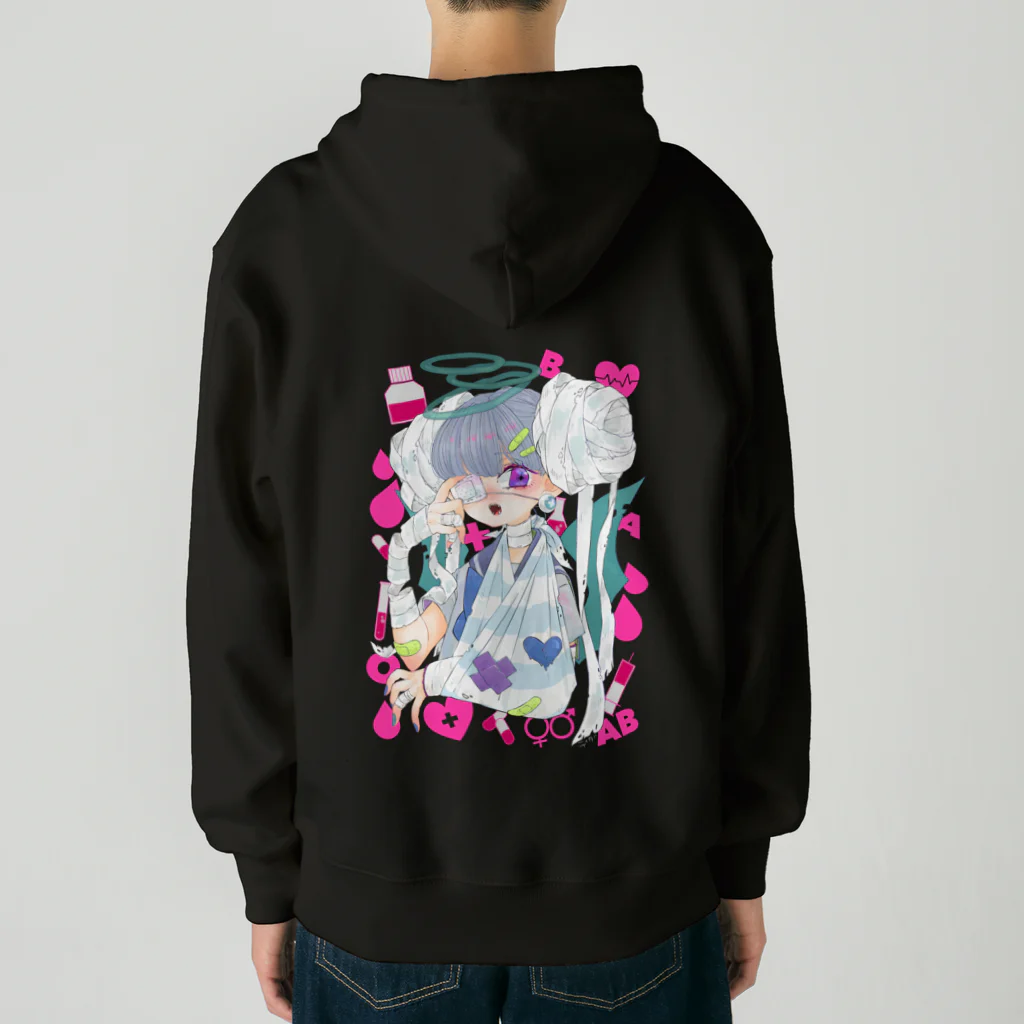 ティダのギブスちゃん Heavyweight Zip Hoodie