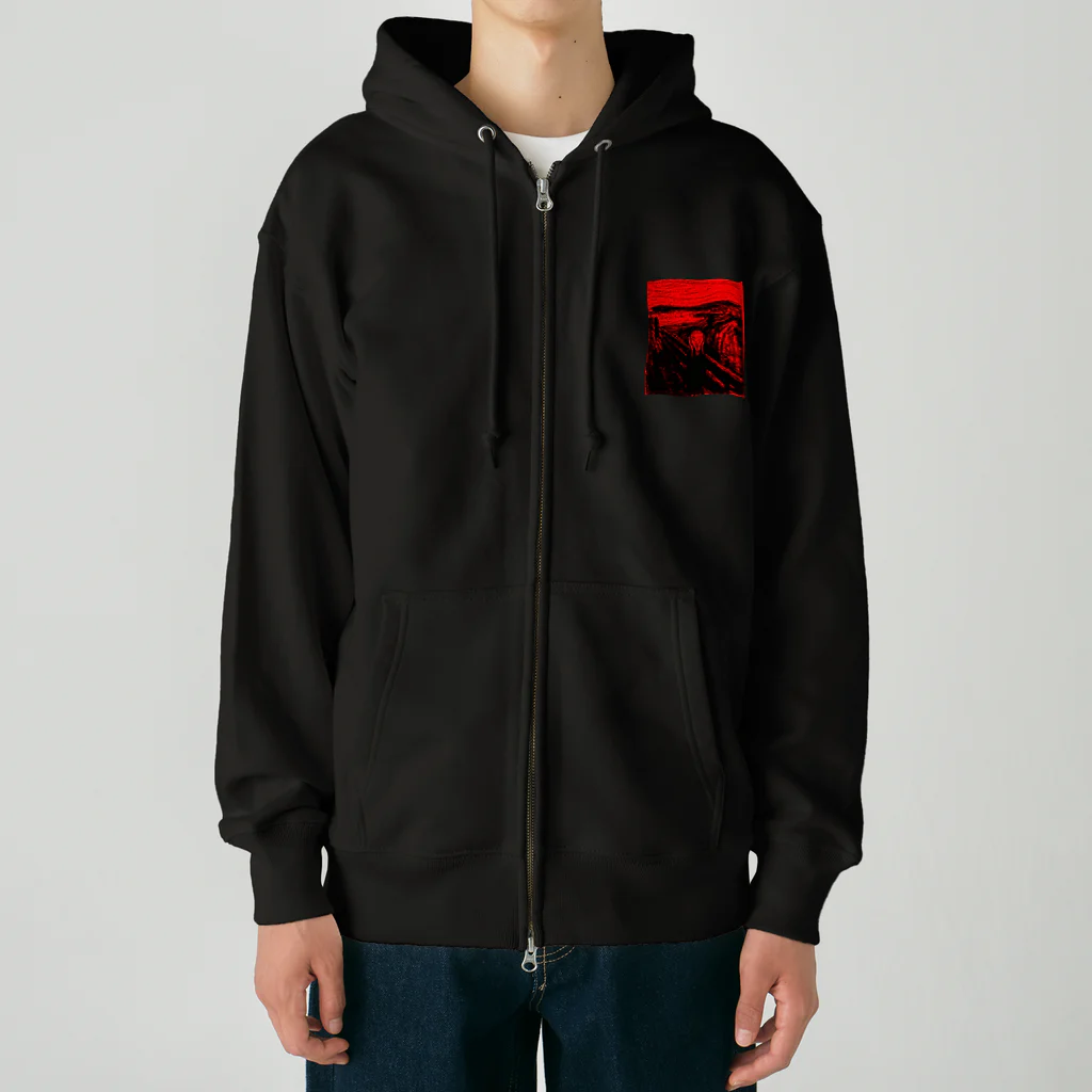 Ａ’ｚｗｏｒｋＳのアカイサケビ Heavyweight Zip Hoodie