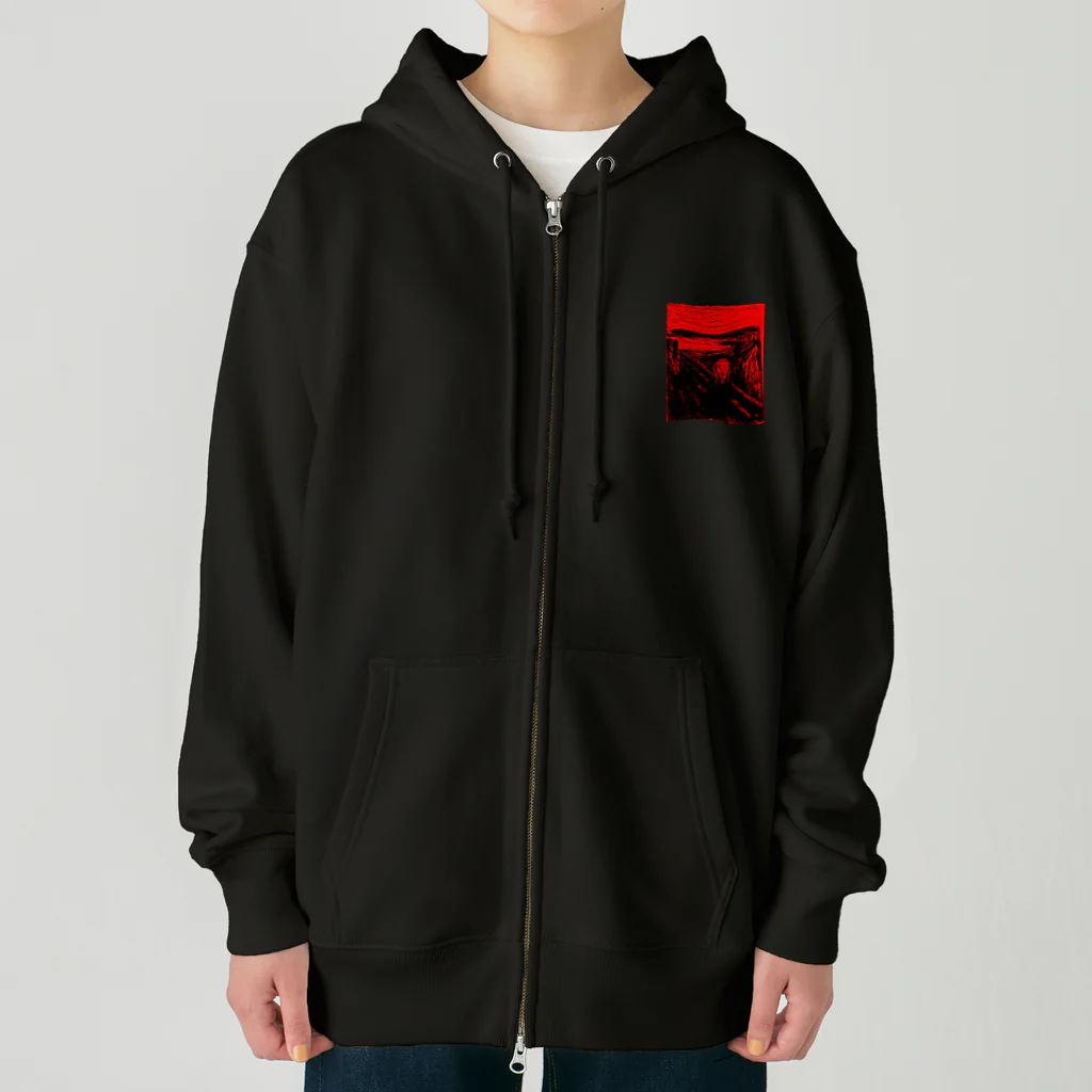 Ａ’ｚｗｏｒｋＳのアカイサケビ Heavyweight Zip Hoodie