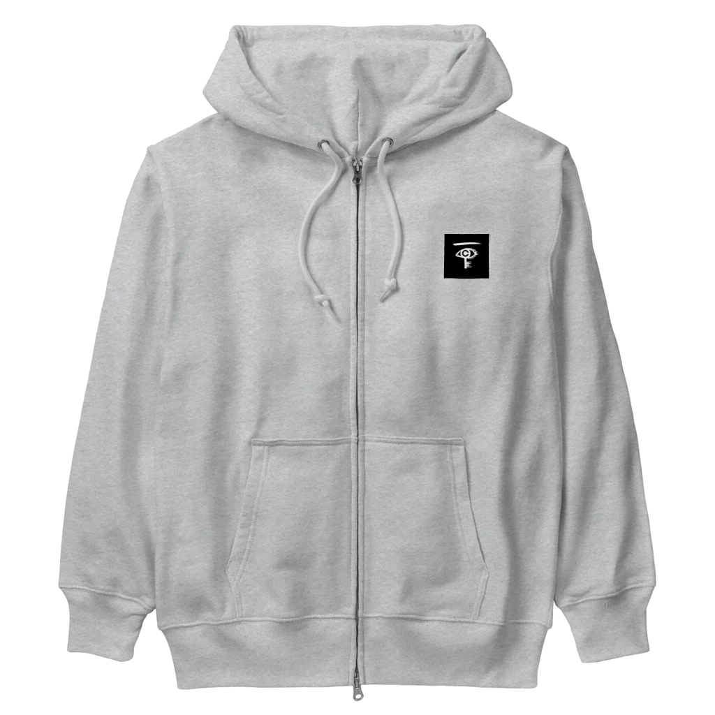 こちこの部屋のこちこの部屋ロゴ（黒） Heavyweight Zip Hoodie