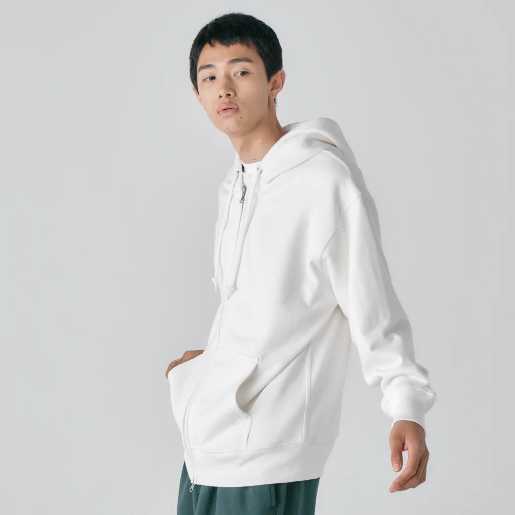 Ａ’ｚｗｏｒｋＳのクロヒョウ＆シロヒョウ～OUTSIDER～ Heavyweight Zip Hoodie
