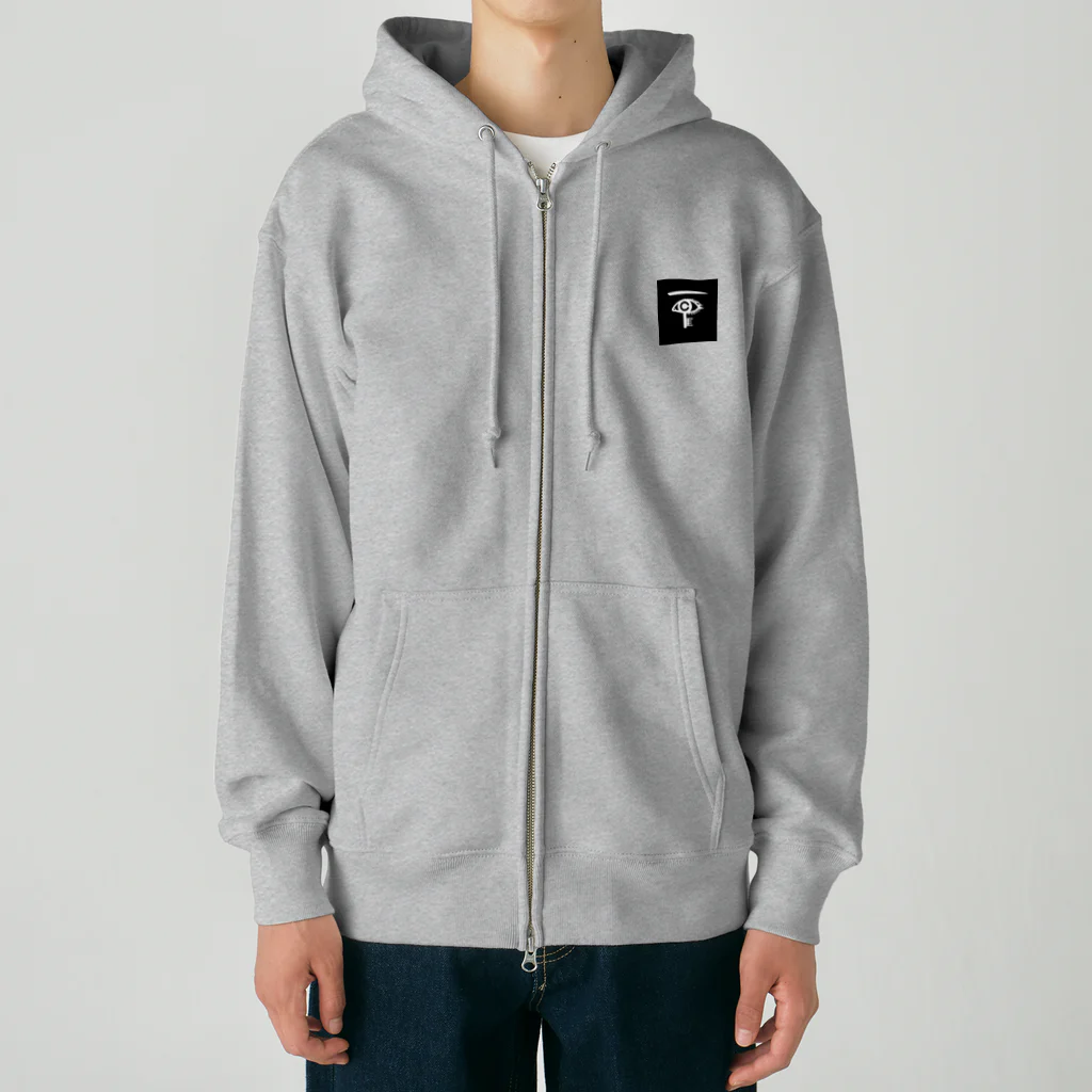 こちこの部屋のこちこの部屋ロゴ（黒） Heavyweight Zip Hoodie