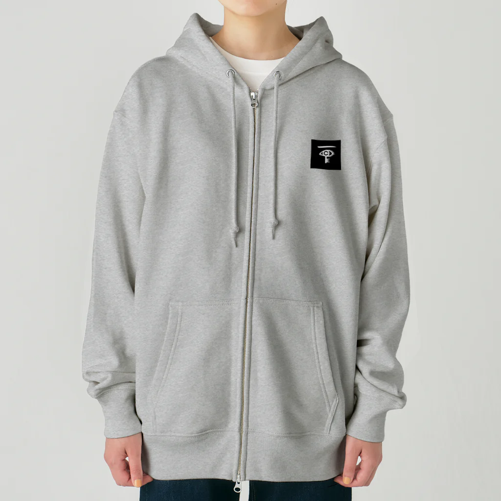 こちこの部屋のこちこの部屋ロゴ（黒） Heavyweight Zip Hoodie