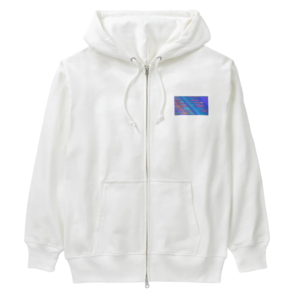 Ａ’ｚｗｏｒｋＳのこれならコワくなさそう。。。に見える　レインボースクリーン Heavyweight Zip Hoodie