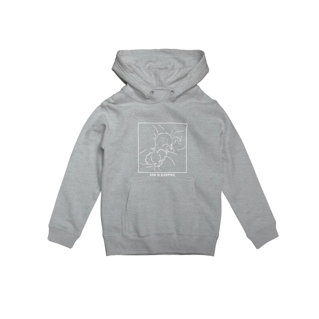 YamamoriMeidoの寝ているトイプードル(白線ver.) Hoodie