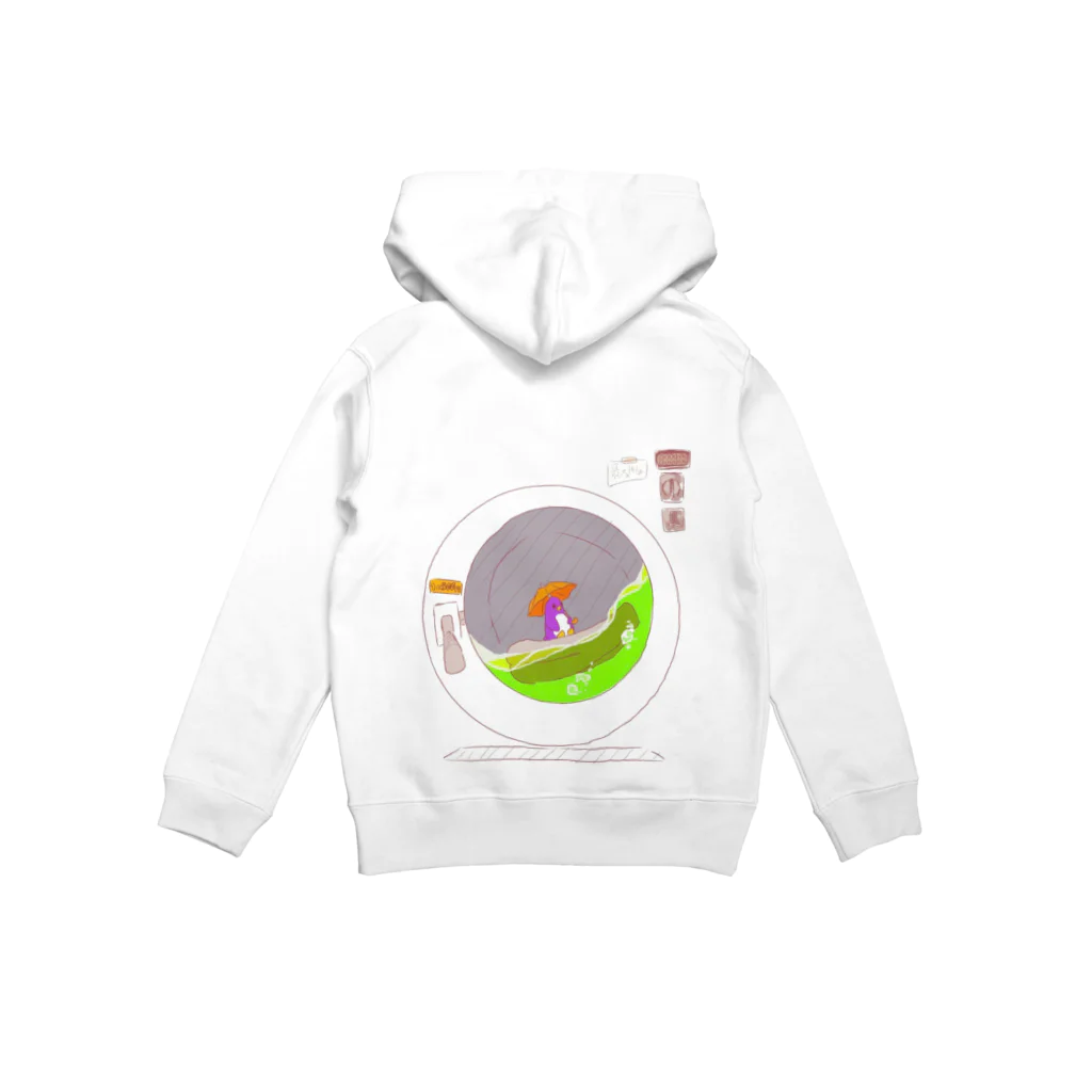 ☆指星人☆YUBI基地の大目玉！！ Hoodie:back