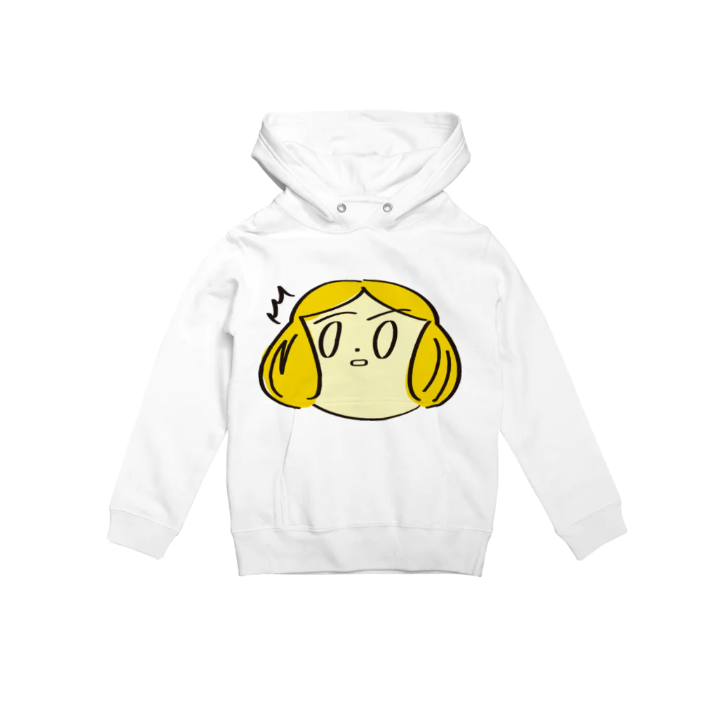 Drecome_Designのシリアスガール Hoodie