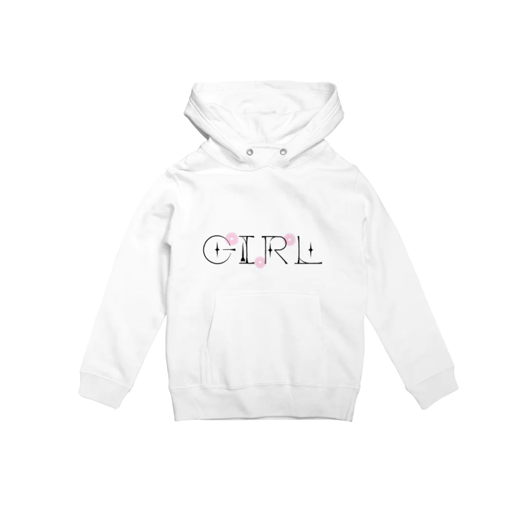 famille-ふぁみーゆ-の家族ペアプラネタリウム文字　ＧＩＲＬ Hoodie