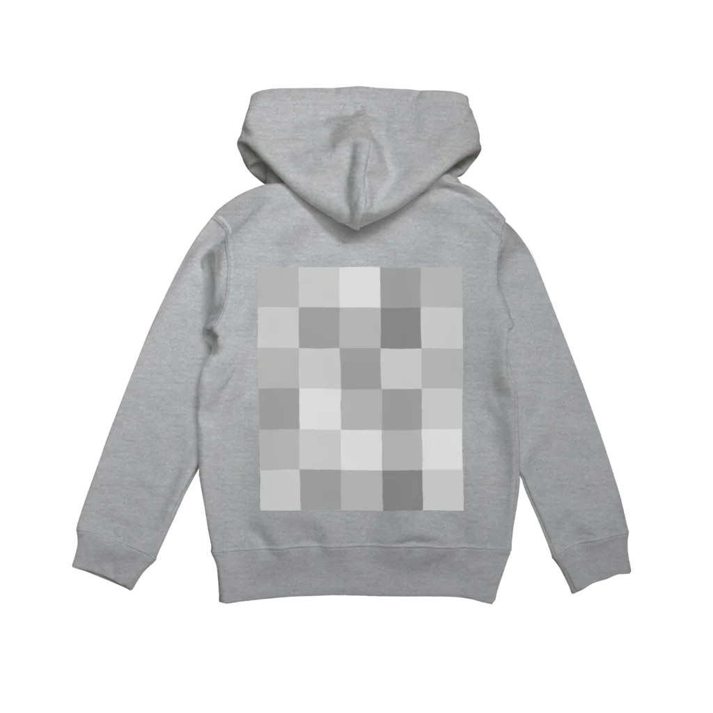 エレベーター好きなこども。のドットピクセル Hoodie:back