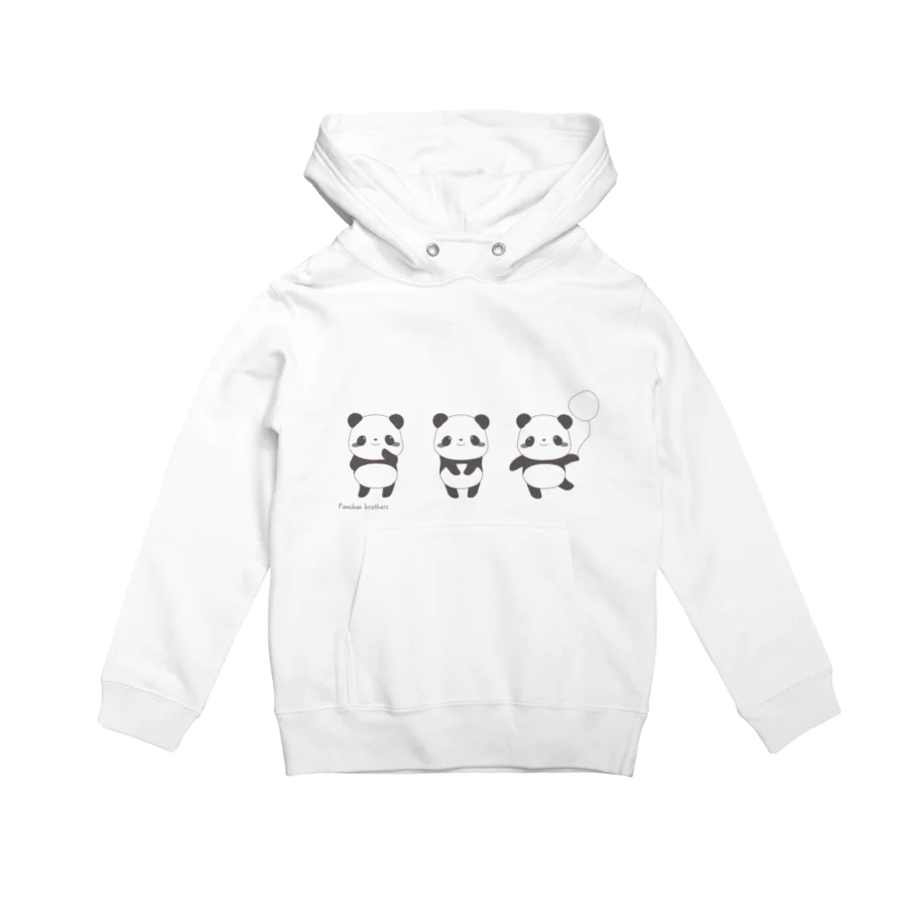 aiart aimiのレトロパンダの三兄弟 Hoodie