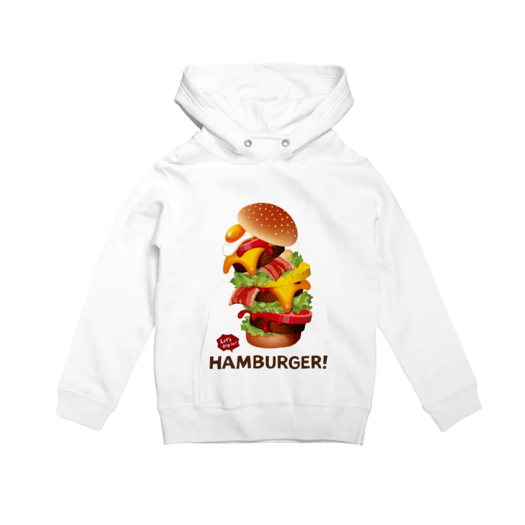 Train Kids! SOUVENIR SHOPのデカ盛りハンバーガー ! Hoodie