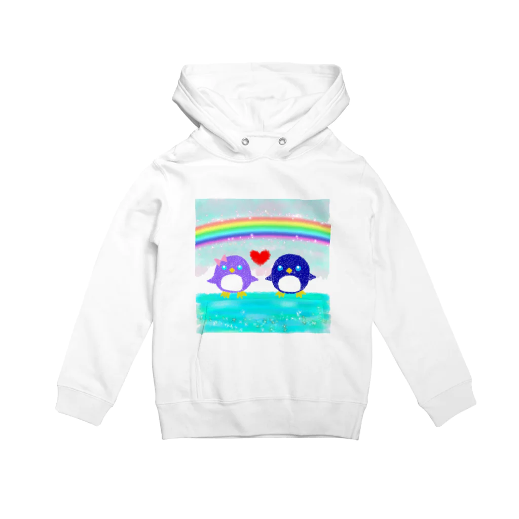 かわいいものSHOP🌈の仲良しペンギンちゃん   Hoodie