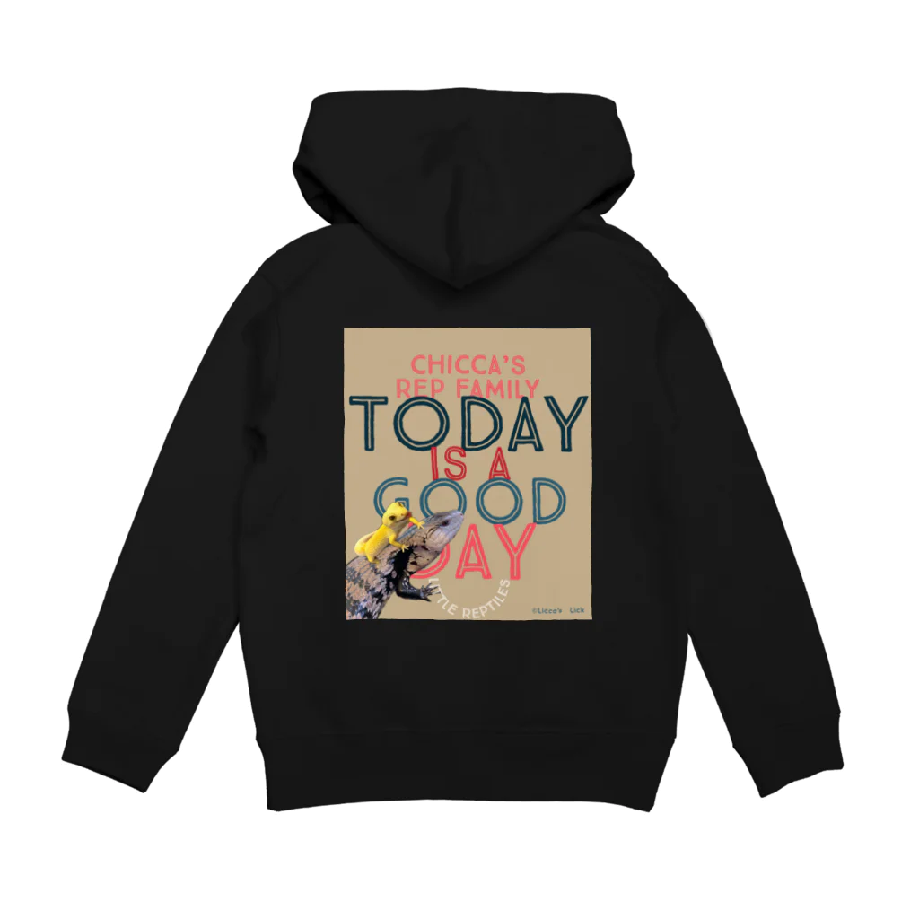 Licca's LickのToday is a good day カカオ&シトラス Hoodie:back