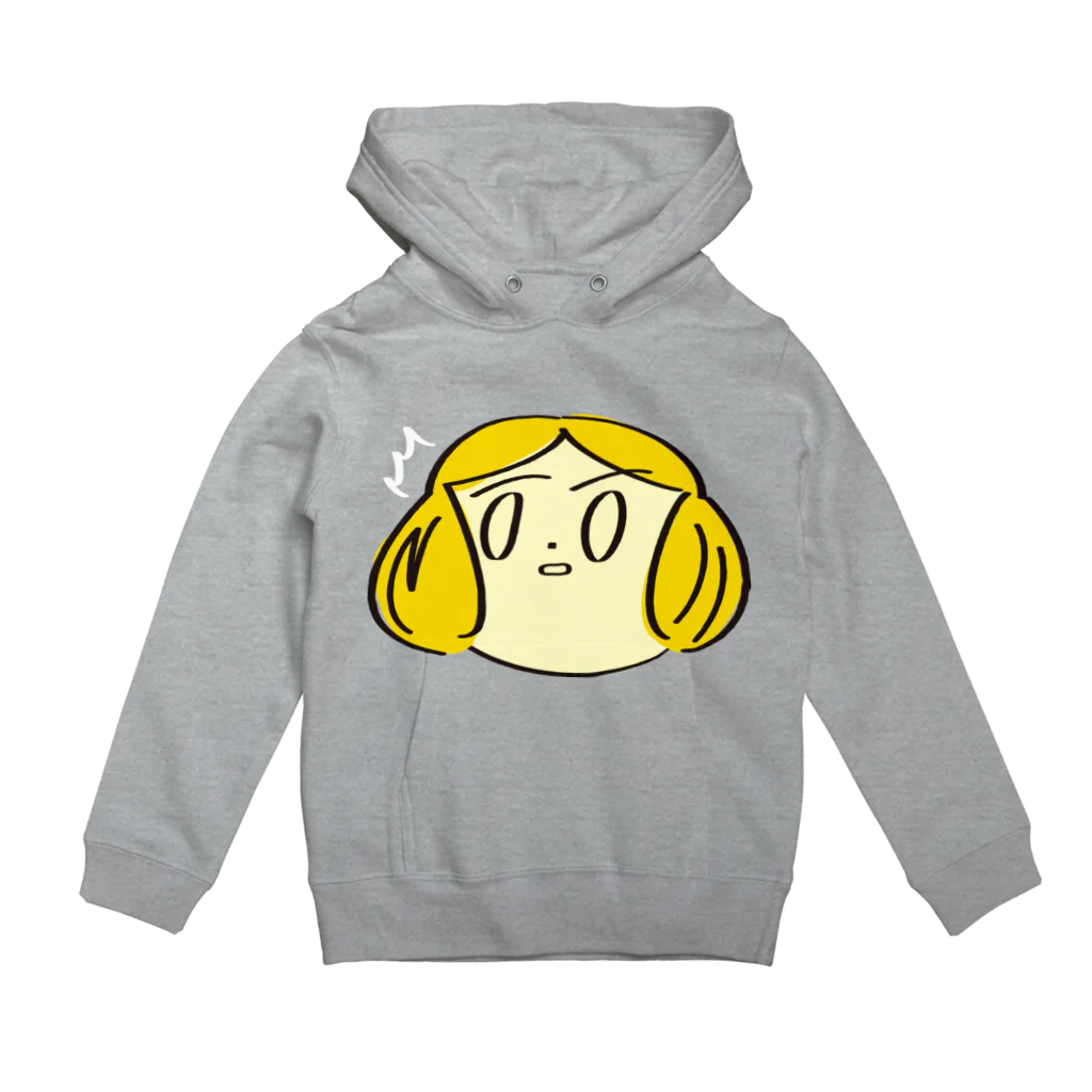 Drecome_Designのシリアスガール(濃色生地用) Hoodie