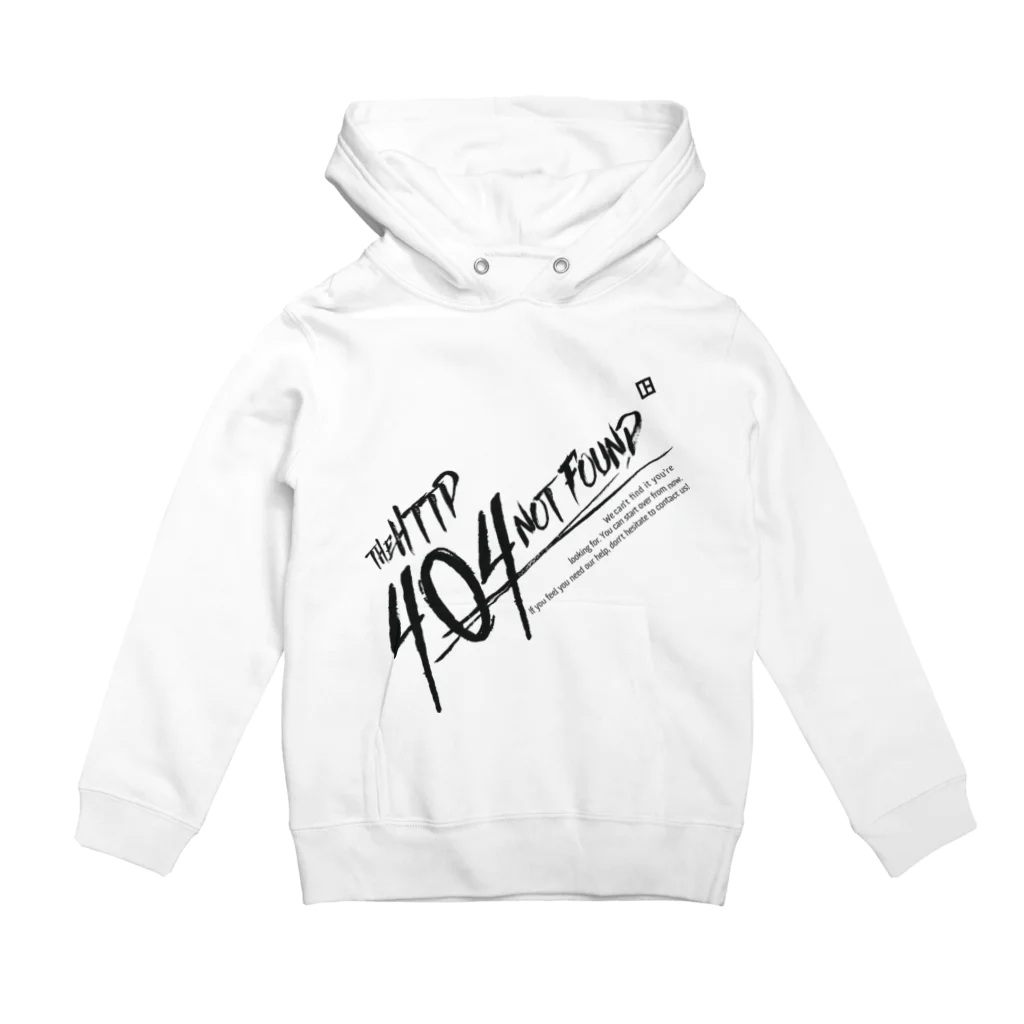 Webpla [ウェブプラ]の404 NOT FOUND Hoodie