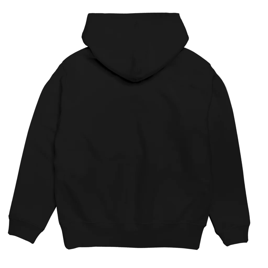 Siderunの館 B2の和デザインな烏(白) Hoodie:back