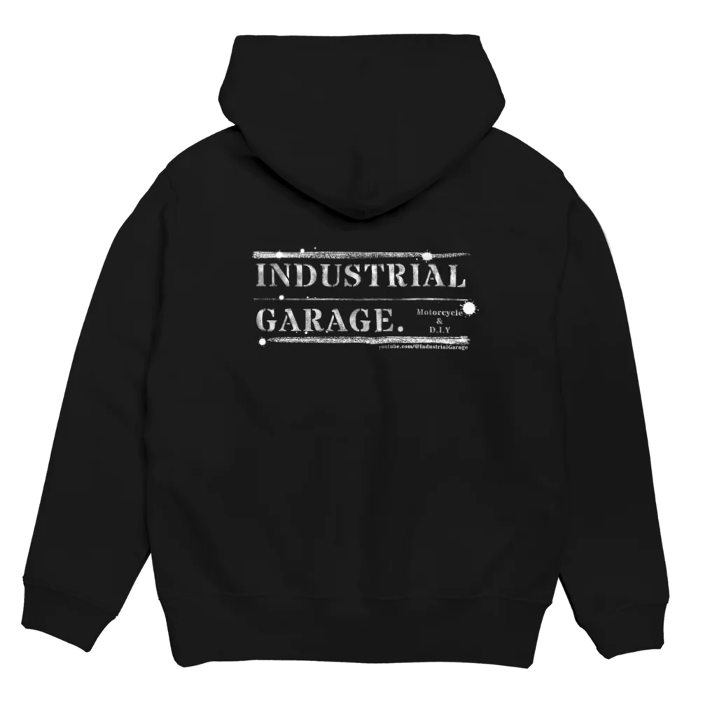 IndustrialGarageのインダストリアル・ガレージ のグッズ パーカーの裏面