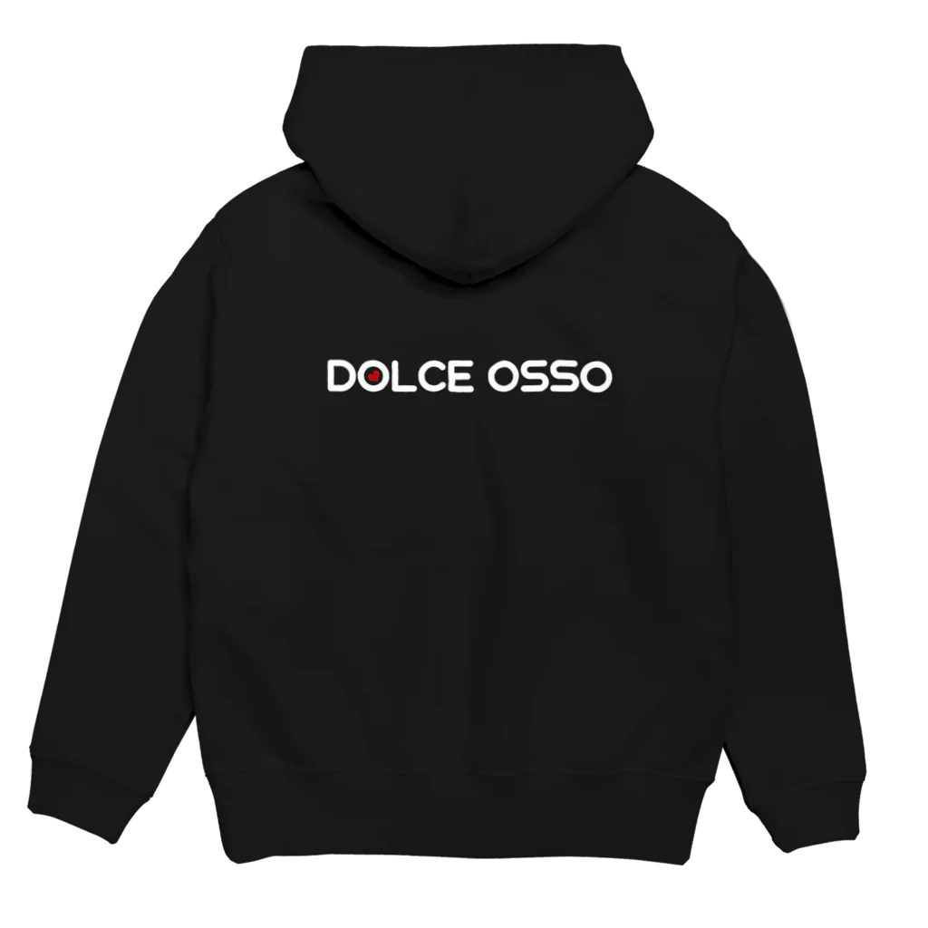 DOLCEOSSOのDOLCE OSSO ”ドルチェオッソ”　ホワイト　 Hoodie:back