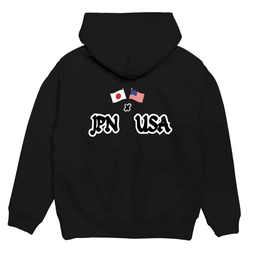 bmwusのJPN✘USA Hoodie:back