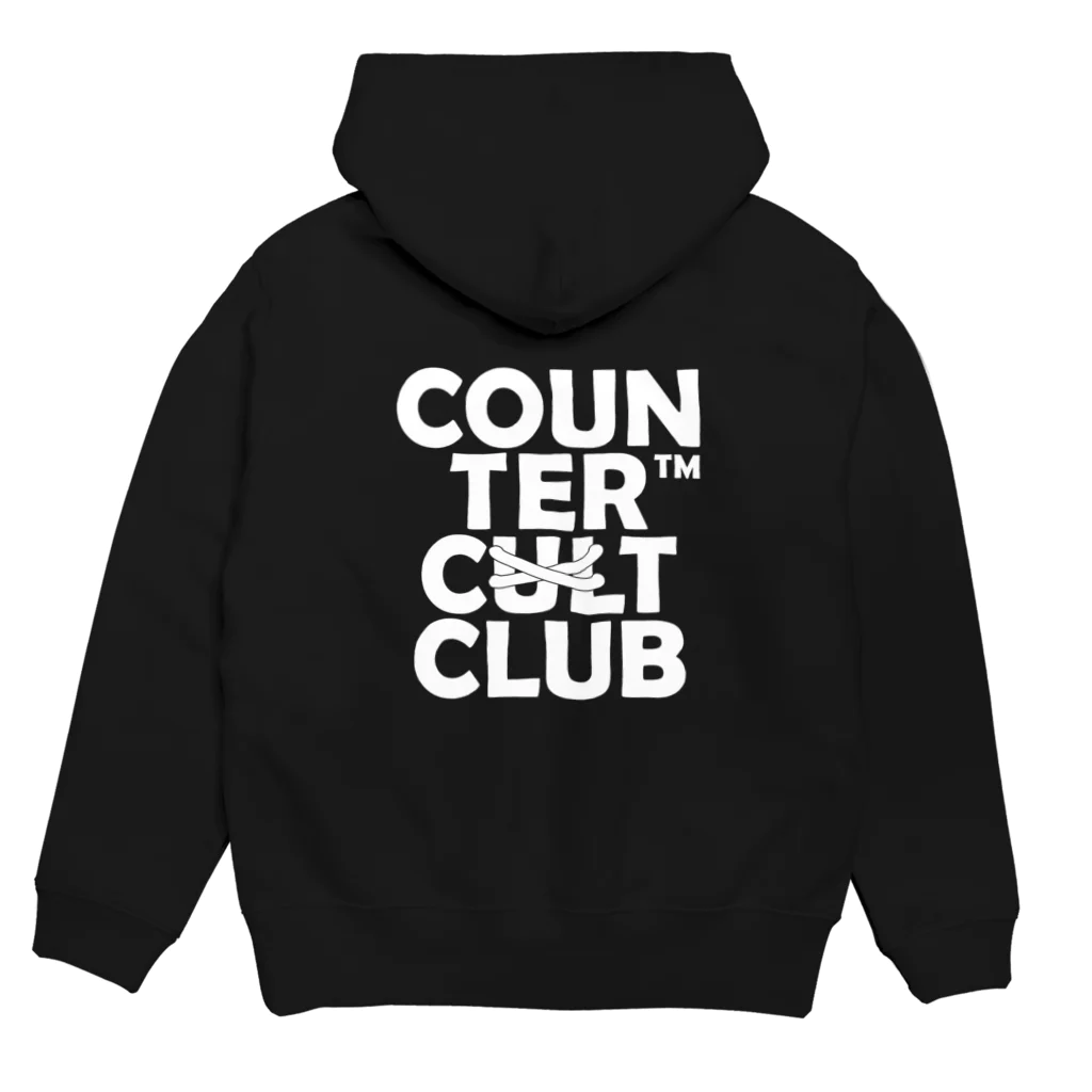 COUNTER CULTCLUB™️のC™️ BLACK パーカーの裏面