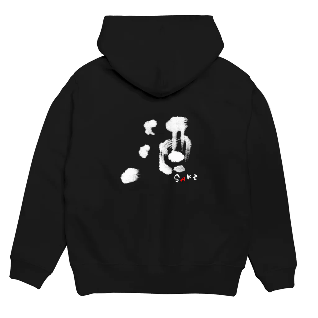 idumi-artの酒　SAKE Hoodie:back