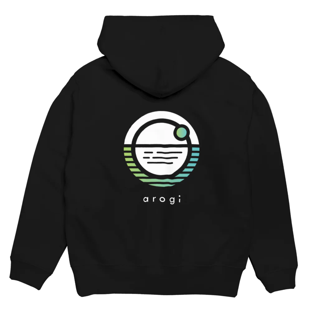 arogi_shopのarogi　王道スタッフパーカー Hoodie:back