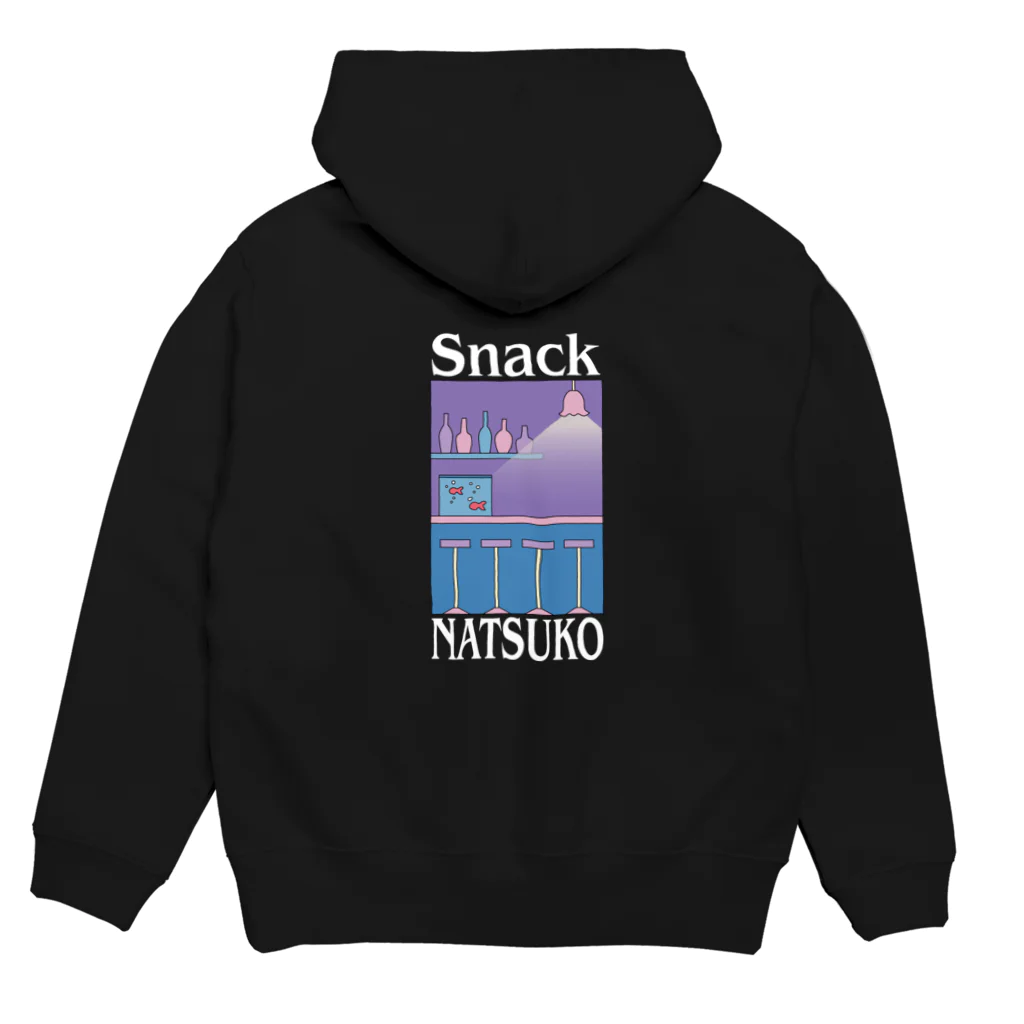 onigiri-dayoのスナックなつこ・なつこママ公認グッズ Hoodie:back