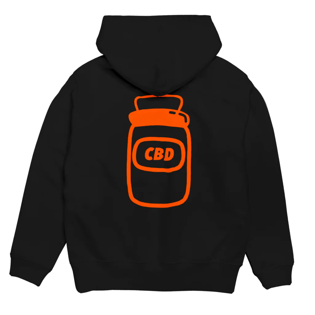 CBDのCBD パーカーの裏面