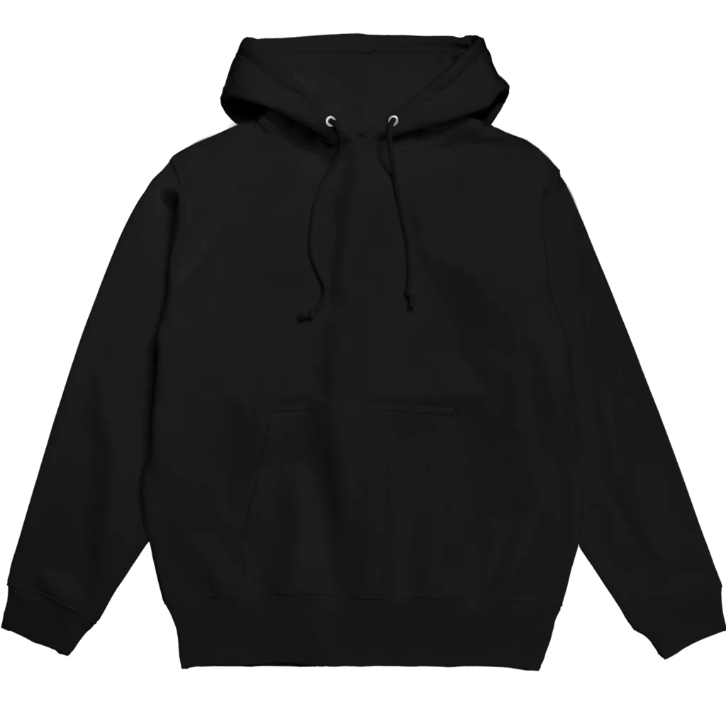 Illustrator JAIBON アパレルグッズのうさぎゃんブラック積み上げデザイン Hoodie