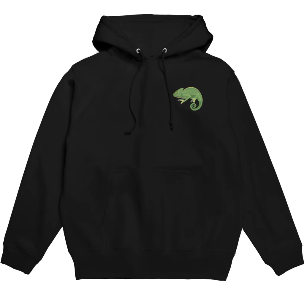 kg_shopの[☆両面] カメレオンだ【視力検査表パロディ】 Hoodie