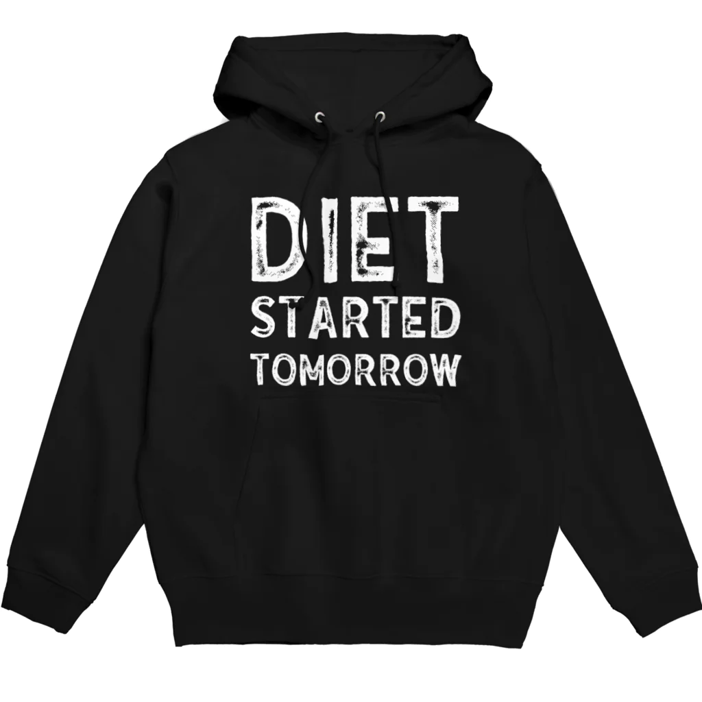 Diet LabのDiet started tomorrow パーカー