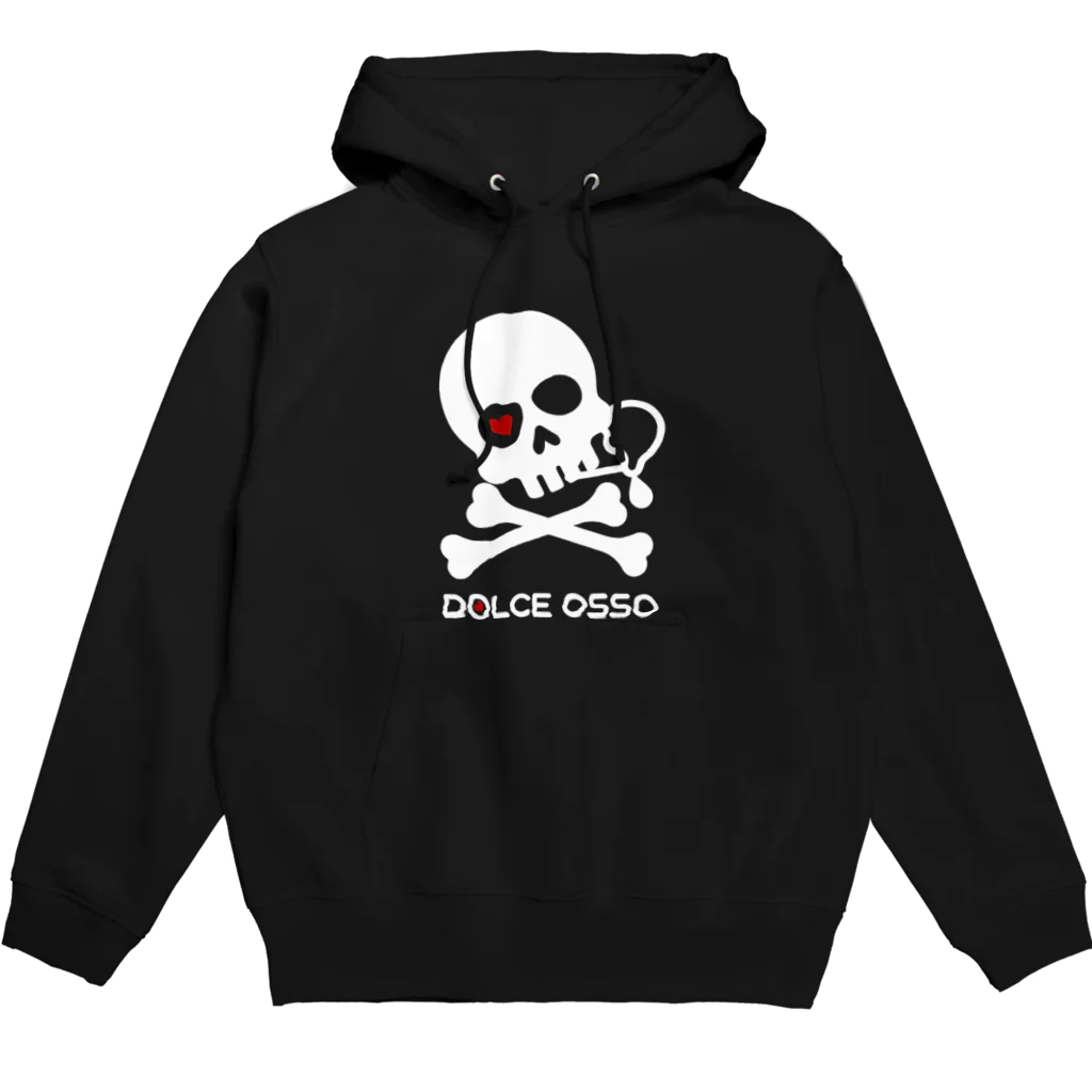 DOLCEOSSOのDOLCE OSSO ”ドルチェオッソ”　ホワイト　 Hoodie