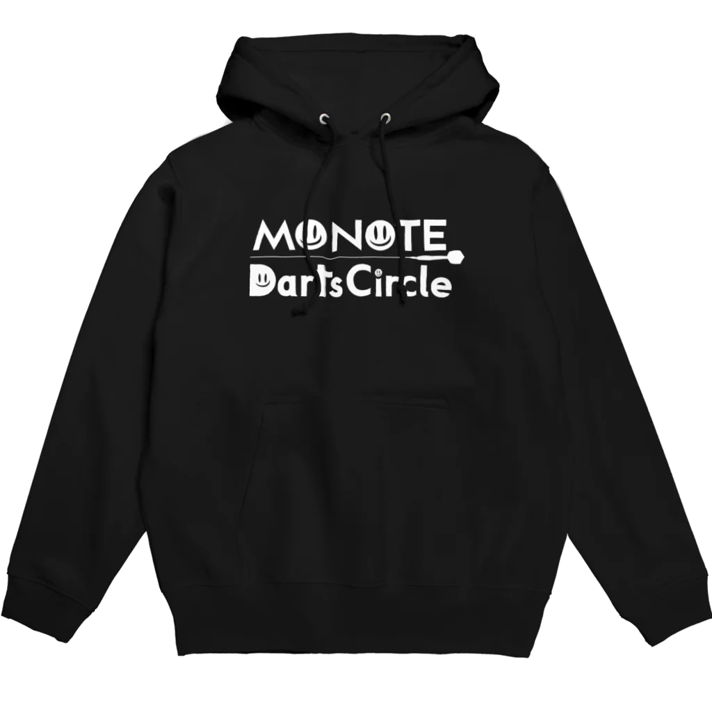 monotedcmのものてダーツ会ロゴ（白） Hoodie